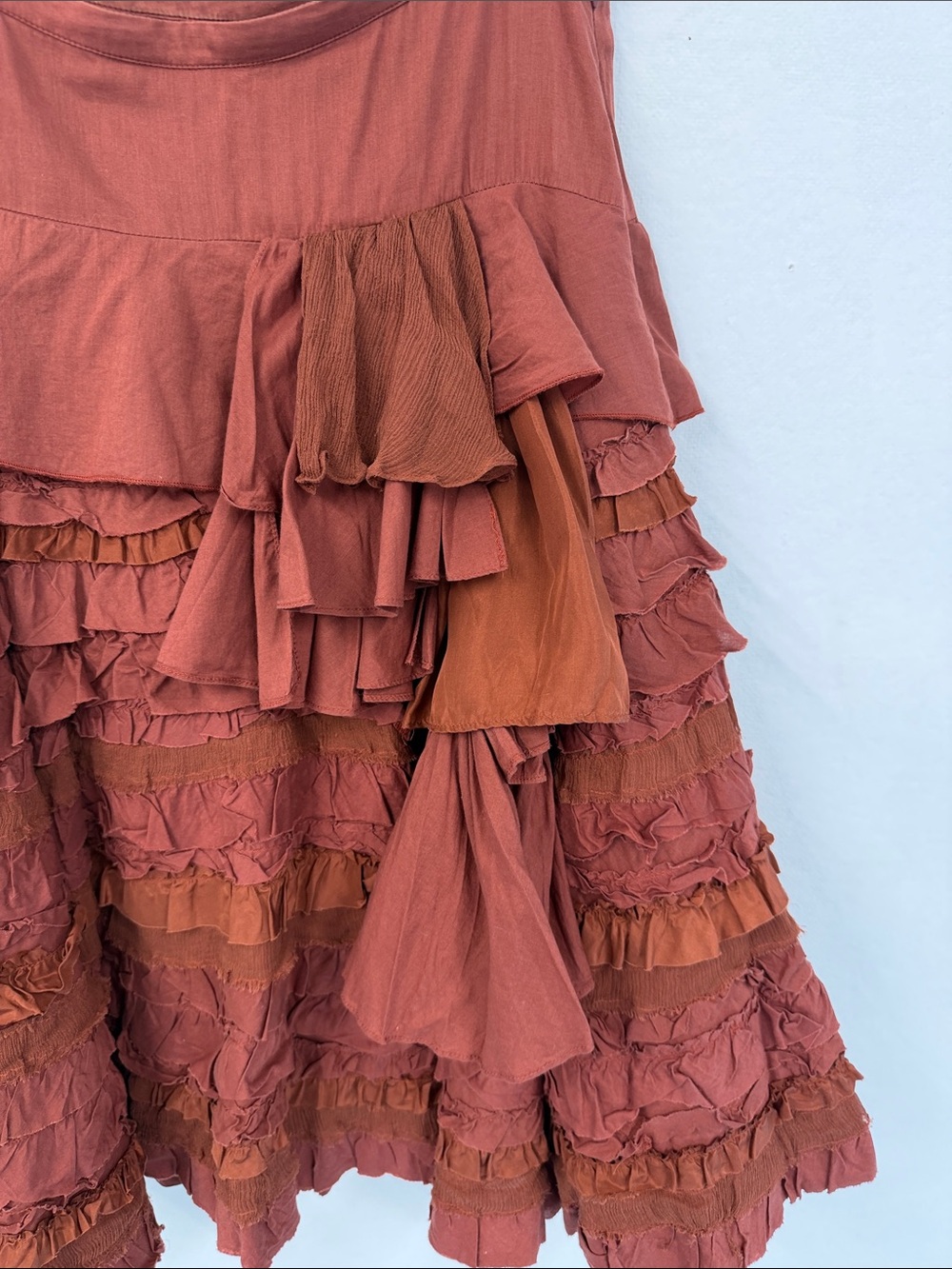 Lithe Anthropologie Layered Ruffle Skirt - Picture 3 of 4